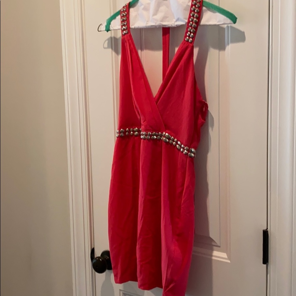 Forever 21 Medium Pink Dress with Beading